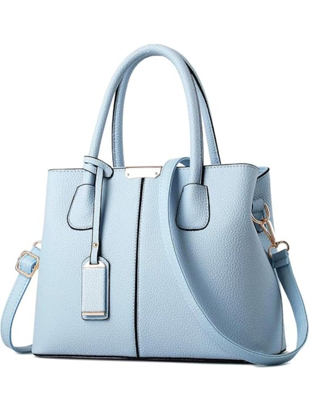 Women's C Light Blue Shoulder Tote Bags Top Handle Satchel Purses and Handbags